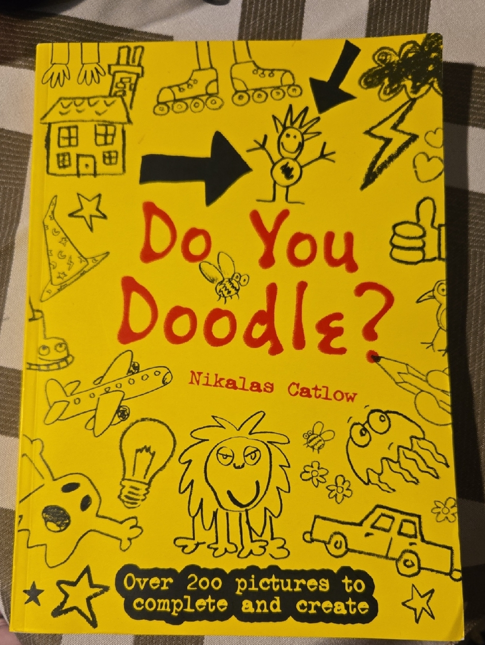 Do You Doodle? Kids Doodle Activity Book - Bright Yellow